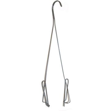 24" Double Clay Orchid Pot Hanger - Each