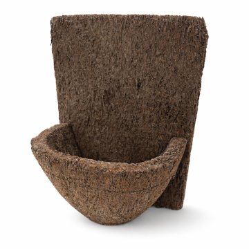 11" x 8" Fern Fiber Wall Mount Orchid Pot