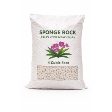 4 Cubic Foot Sponge Rock - Size #3 Orchid Growing Media