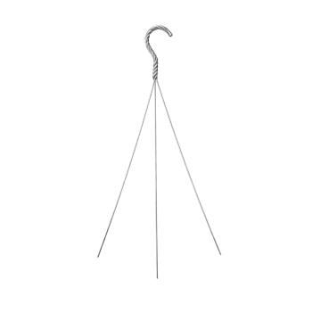 20" 3-Way Orchid Wire Hanger - Each